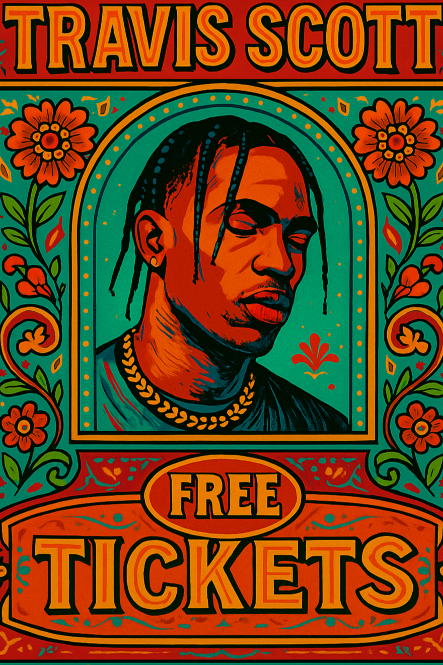 Travis Scott Concert Tickets Giveaway