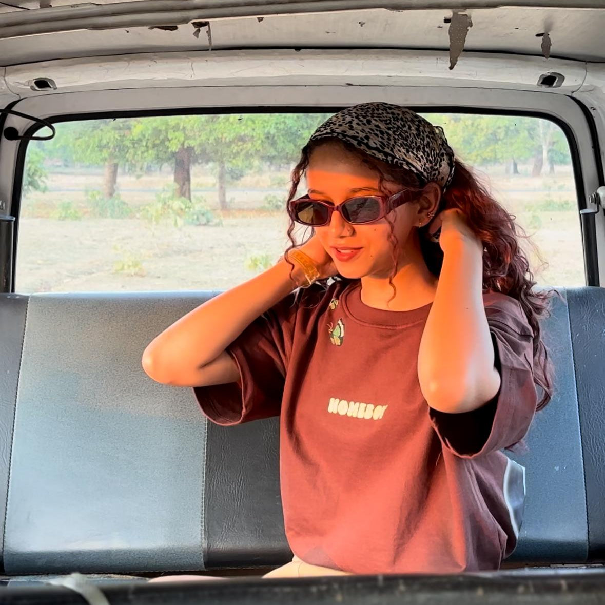 Brown Oversized Premium Tshirt